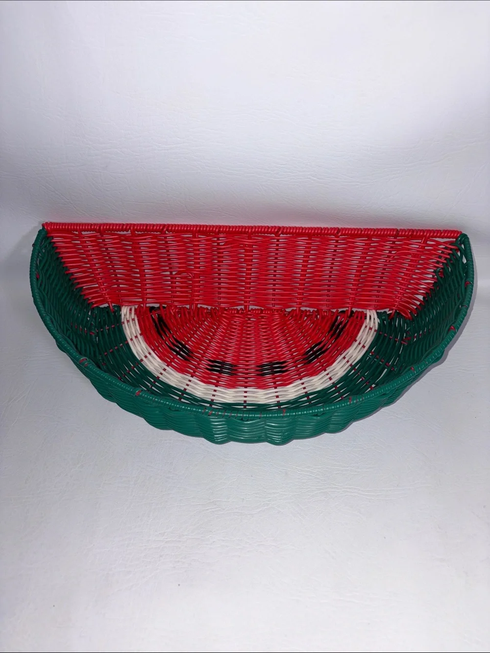 CIroa Hello Summer Resin Watermelon Slice Serving Basket